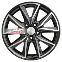 7*17 5*114,3 ET50 67,1 Khomen Wheels KHW1706 Black-FP (CX-5)