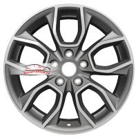 7*17 5*112 ET45 57,1 Khomen Wheels KHW1713 Gray-FP (Karoq)