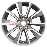 7*18 5*114,3 ET50 67,1 Khomen Wheels KHW1802 Gray-FP (CX-5/Seltos)
