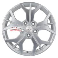 7*17 5*112 ET54 57,1 Khomen Wheels KHW1715 F-Silver-FP (Jetta)