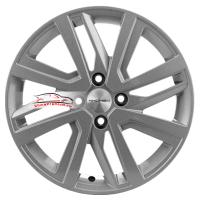 6*16 4*100 ET41 60,1 Khomen Wheels KHW1609 F-Silver (XRay)