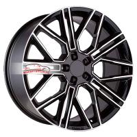 9,5*21 5*130 ET46 71,6 Khomen Wheels KHW2101 Black-FP (Cayenne)