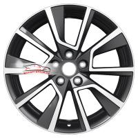 7*18 5*114,3 ET50 54,1 Khomen Wheels KHW1802 Black-FP (Coolray)