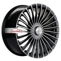 9,5*20 5*112 ET38 66,6 Khomen Wheels KHW2008 Gray-FP Matt (Mercedes Rear)