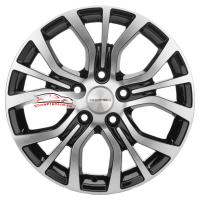 6,5*16 5*114,3 ET38 60,1 Khomen Wheels KHW1608 Black-FP (Alphard)