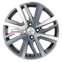 6*16 4*100 ET48 54,1 Khomen Wheels KHW1609 Gray-FP (Rio I/Solaris I)