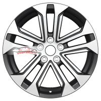 7*18 5*108 ET33 60,1 Khomen Wheels KHW1803 Black-FP (Chery Tiggo 4/Tiggo 7 Pro)