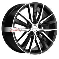 8*18 5*108 ET47 60,1 Khomen Wheels KHW1807 Black-FP (Chery Tiggo 8/8 Pro)