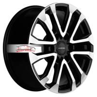 7,5*18 6*139,7 ET38 100,1 Khomen Wheels KHW1805 Black-FP (Haval H5/Great Wall Hover H3/H5)