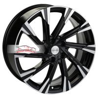 7,5*19 5*114,3 ET39 60,1 Khomen Wheels KHW1901 Black-FP (NX/Rav4)