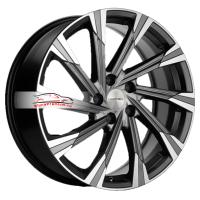 7,5*19 5*108 ET33 60,1 Khomen Wheels KHW1901 Gray-FP (Chery Tiggo 7 Pro)