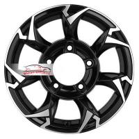 5,5*15 5*139,7 ET5 98,5 Khomen Wheels KHW1505 Black-FP (Lada NIVA 4x4)