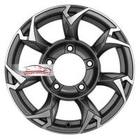 5,5*15 5*139,7 ET5 98,5 Khomen Wheels KHW1505 Gray-FP (Lada NIVA 4x4)