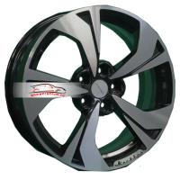 7*17 5*108 ET40 54,1 Khomen Wheels KHW1724 Black-FP (Jac/Москвич 3)