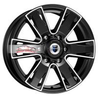 7*17 6*139,7 ET30 106,1 КиК Севенна (КС726) Алмаз черный