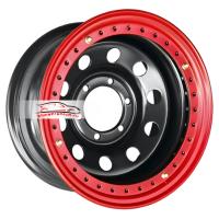 10*15 5*139,7 ET-44 110 Off-Road Wheels УАЗ с бедлоком (красный) Черный