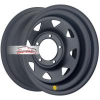 8*16 5*139,7 ET0 110 Off-Road Wheels УАЗ (треуг. мелкий) Черный матовый