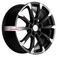 7,5*18 5*108 ET40 54,1 Khomen Wheels KHW1808 Black-FP (Jac/Москвич 3)