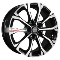 6,5*16 5*110 ET46 63,3 Khomen Wheels KHW1605 Black-FP (Changan CS35 Plus)