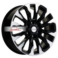 8*20 6*139,7 ET45 95,1 Khomen Wheels KHW2010 Black-FP (20_LC 300 Tuning)