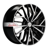 7*17 5*110 ET46 63,3 Khomen Wheels KHW1717 Black-FP (Changan CS35/CS35 Pro)