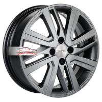 6*16 4*100 ET41 60,1 Khomen Wheels KHW1609 G-Silver (XRay)