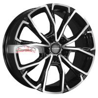 7,5*19 5*108 ET36 65,1 Khomen Wheels KHW1907 Black-FP (Exeed VX/ TXL)
