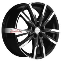 7,5*19 5*114,3 ET35 60,1 Khomen Wheels KHW1905 Black-FP (Lexus NX)