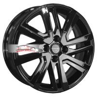 6*16 4*100 ET48 54,1 Khomen Wheels KHW1609 Black (Rio II/Solaris II)