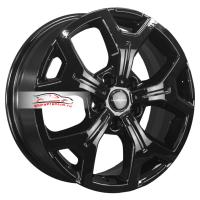 6,5*17 5*120 ET55 65,1 Khomen Wheels KHW1710(2) Black (VW Transporter)