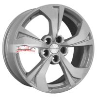 7*17 5*108 ET33 60,1 Khomen Wheels KHW1724 F-Silver (Exeed LX)