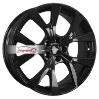 7*19 5*114,3 ET35 60,1 Khomen Wheels KHW1906 Black (Lexus NX)