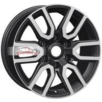 8*17 6*139,7 ET45 93,1 Khomen Wheels KHW1723 Black-FP (Mazda BT50)